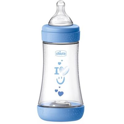 Chicco PERFECT 5 anti-koliek flesjes ml, fles voor maandstroom + met zuiger van zachte siliconen, biologische fles met intuï-flow-systeem van ml, Chicco PERFECT 5 anti-koliek flesjes ml, fles voor maandstroom + met zuiger van zachte siliconen, biologische fles met intuï-flow-systeem van ml,