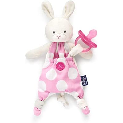 Chicco Knuffel Fopspeenhouder Pocket Friend Roos Chicco Knuffel Fopspeenhouder Pocket Friend Roos
