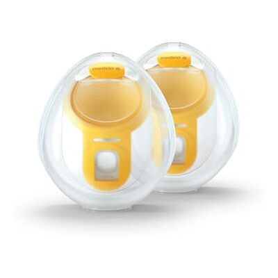 Medela Handsfree opvangkolven, compatibel met Freestyle Flex en Swing Maxi elektrische borstkolven, 1 set van 2 schalen, wit Medela Handsfree opvangkolven, compatibel met Freestyle Flex en Swing Maxi elektrische borstkolven, 1 set van 2 schalen, wit