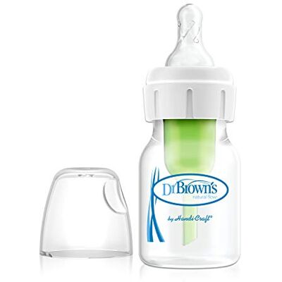 Dr. Brown's Anti-koliek fles opties + smal 60 ml transparant flesje + 0 maanden Dr. Brown's Anti-koliek fles opties + smal 60 ml transparant flesje + 0 maanden