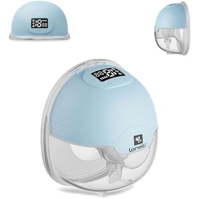 Lorelli Aya Elektrische borstkolf, 180 ml, 3 modi, 15 vacuümniveaus, draagbare timer, blauw Lorelli Aya Elektrische borstkolf, 180 ml, 3 modi, 15 vacuümniveaus, draagbare timer, blauw