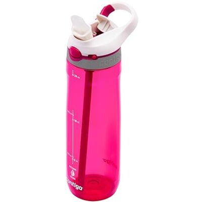 Contigo Ashland Autospout Drinkfles met inklapbaar rietje, groot, 720 ml, BPA-vrij, sportfles, waterdicht, ideaal voor school, fitnessstudio, fiets, hardlopen, wandelen Contigo Ashland Autospout Drinkfles met inklapbaar rietje, groot, 720 ml, BPA-vrij, sportfles, waterdicht, ideaal voor school, fitnessstudio, fiets, hardlopen, wandelen