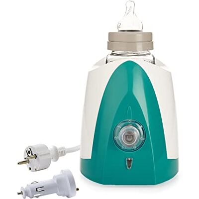 Thermobaby Flessenwarmer 2004, bi-voltage, smaragdgroen Thermobaby Flessenwarmer 2004, bi-voltage, smaragdgroen