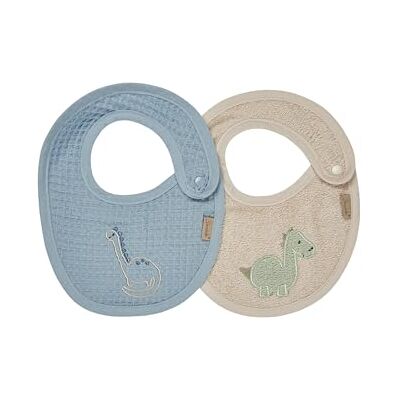 Sterntaler Set van 2 slabbetjes DINO Rexi Sterntaler Set van 2 slabbetjes DINO Rexi