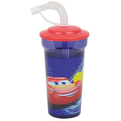 Fun House 005768 beker met rietje CARS Fun House 005768 beker met rietje CARS