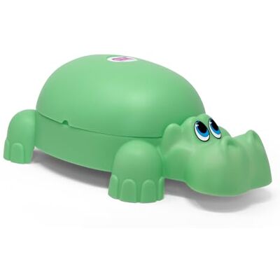 OKBABY Ippopotamo Pot voor kinderen, pot in dierenvorm, groen, 1 stuk OKBABY Ippopotamo Pot voor kinderen, pot in dierenvorm, groen, 1 stuk