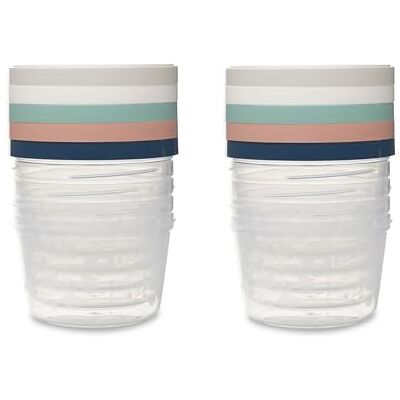 Thermobaby Set van 10 vershouddozen voor baby's, 250 ml, gemaakt in Frankrijk Thermobaby Set van 10 vershouddozen voor baby's, 250 ml, gemaakt in Frankrijk