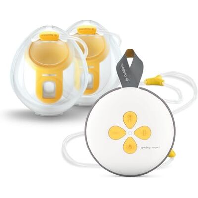 Medela Swing Maxi Hands-Free Dubbele elektrische borstkolf, draagbaar ontwerp, ideaal voor op reis, eenvoudig en intuïtief te bedienen, compatibel met de Family-app Medela Swing Maxi Hands-Free Dubbele elektrische borstkolf, draagbaar ontwerp, ideaal voor op reis, eenvoudig en intuïtief te bedienen, compatibel met de Family-app