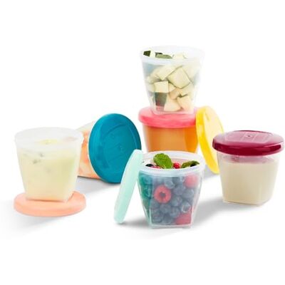 Babymoov Babybol, 6 stuks luchtdichte voorraadpotten van 250 ml Babymoov Babybol, 6 stuks luchtdichte voorraadpotten van 250 ml