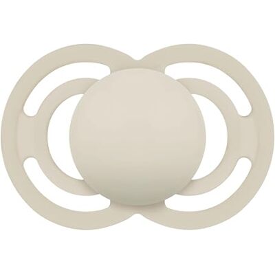 MAM Fopspeen vanaf 6 maanden, symmetrische fopspeen, plat, extra dun en flexibel, gemaakt van zachte siliconen, gemakkelijk te accepteren, met zelfsteriliserende doos, Perfect, neutraal mat, 1 MAM Fopspeen vanaf 6 maanden, symmetrische fopspeen, plat, extra dun en flexibel, gemaakt van zachte siliconen, gemakkelijk te accepteren, met zelfsteriliserende doos, Perfect, neutraal mat, 1