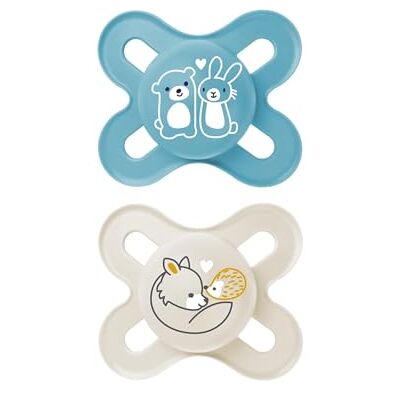 MAM Original Start Latex fopspeen in set van 2 voor pasgeborenen van 0-2 maanden 94% acceptatie geschikt voor borstvoeding aanbevolen door verloskundigen extra bijtbestendig MAM Original Start Latex fopspeen in set van 2 voor pasgeborenen van 0-2 maanden 94% acceptatie geschikt voor borstvoeding aanbevolen door verloskundigen extra bijtbestendig