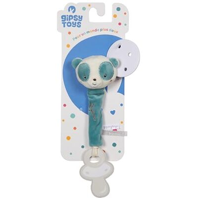 Gipsy TOYS PANDA TETINE PANDA Pluchen – serie "Bamboo" – 13 cm S/kaart – blauw en wit – 1e leeftijd Gipsy TOYS PANDA TETINE PANDA Pluchen – serie "Bamboo" – 13 cm S/kaart – blauw en wit – 1e leeftijd