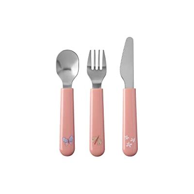 Mepal Kinderbestek Mio 3-delig Tafelgerei voor baby's Bestekset Vanaf 12 maanden Inclusief mes, vork en lepel Set van 3 – Bloemen & Butterflies Mepal Kinderbestek Mio 3-delig Tafelgerei voor baby's Bestekset Vanaf 12 maanden Inclusief mes, vork en lepel Set van 3 – Bloemen & Butterflies