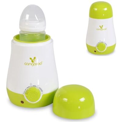 Cangaroo BabyUno Flessenwarmer sterilisatie van kleine onderdelen, stoom, verwarming, kleur: groen Cangaroo BabyUno Flessenwarmer sterilisatie van kleine onderdelen, stoom, verwarming, kleur: groen
