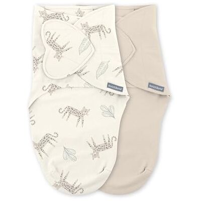Ingenuity SwaddleMe Monogram Collection Set van 2 babydoekjes, 100% katoen, verbetert de slaap en kalmeert de schrikreflex, 0-3 maanden, opvouwbaar ontwerp voor eenvoudig verschonen, TOG 1.0, set Ingenuity SwaddleMe Monogram Collection Set van 2 babydoekjes, 100% katoen, verbetert de slaap en kalmeert de schrikreflex, 0-3 maanden, opvouwbaar ontwerp voor eenvoudig verschonen, TOG 1.0, set