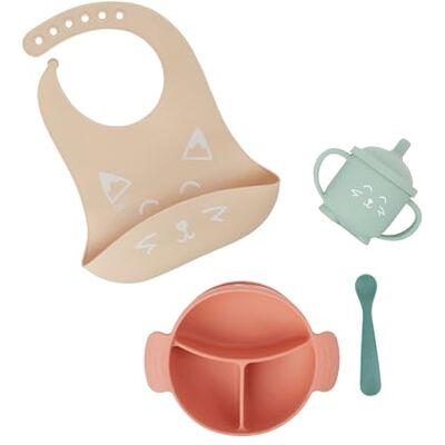 Babymoov LEARN'ISY lunchbox, 15-24 m, 1 kom, 1 beker, 1 slabbetje, 1 lepel, vos Babymoov LEARN'ISY lunchbox, 15-24 m, 1 kom, 1 beker, 1 slabbetje, 1 lepel, vos