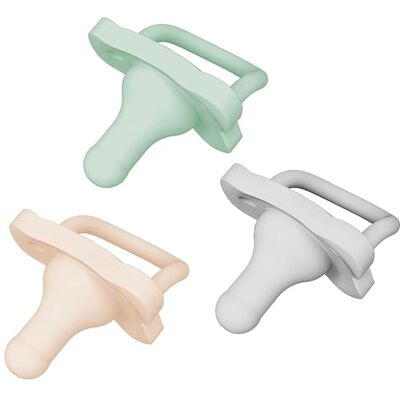 Dr. Brown's HappyPaci fopspeen in set van 3, 100% siliconen, 0-6 m Dr. Brown's HappyPaci fopspeen in set van 3, 100% siliconen, 0-6 m
