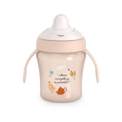 Suavinex , Leren mok met harde uitloop. Lekvrije babybeker met klapdeksel en handgrepen. Vaatwasmachinebestendig. Trainer Cup 200 ml. Babyglas en Kinderen +6 Maanden. Wonderland Roze Suavinex , Leren mok met harde uitloop. Lekvrije babybeker met klapdeksel en handgrepen. Vaatwasmachinebestendig. Trainer Cup 200 ml. Babyglas en Kinderen +6 Maanden. Wonderland Roze
