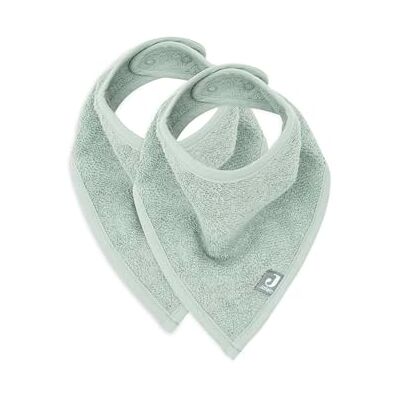 Jollein Set van 2 bandana-slabbetjes, ca. 37 x 24,5 cm, asgroen, 029-867-00095 Jollein Set van 2 bandana-slabbetjes, ca. 37 x 24,5 cm, asgroen, 029-867-00095
