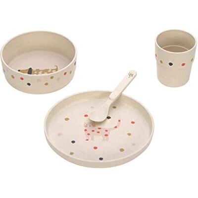 Lässig Kinderserviesset borden, kom lepel BPA-vrij PP/Cellulose platte set Little Mateys Oranje Lässig Kinderserviesset borden, kom lepel BPA-vrij PP/Cellulose platte set Little Mateys Oranje