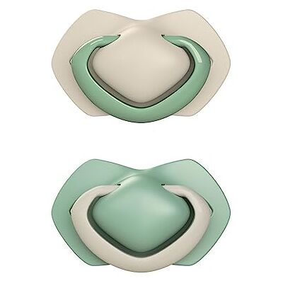 Canpol babies Light Touch siliconen fopspeen, 2 stuks per verpakking, sterilisatiecapsule, BPA-vrij (6-18 m, zuiver groen) Canpol babies Light Touch siliconen fopspeen, 2 stuks per verpakking, sterilisatiecapsule, BPA-vrij (6-18 m, zuiver groen)