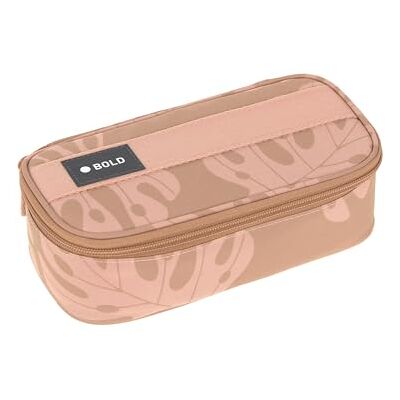 Lässig Bold Pennenzak School / School Spacy Pencil Case Bold Leaves Caramel Lässig Bold Pennenzak School / School Spacy Pencil Case Bold Leaves Caramel