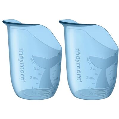 Maymom 100 ml neusbeker met uitsparing voor eenvoudig drinken zonder hoofdkanteling, ideaal voor dysfagie, ouderen, kinderen Maymom 100 ml neusbeker met uitsparing voor eenvoudig drinken zonder hoofdkanteling, ideaal voor dysfagie, ouderen, kinderen