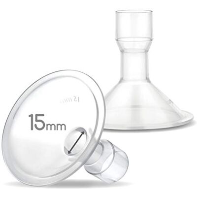 Maymom MyFit kleine borstschilden, 2 stuks, compatibel met Medela borstkolven PersonalFit, Freestyle, Harmony, Maxi en Flex connectoren, geschikt voor brede en smalle connectoren, Classic, 15 mm Maymom MyFit kleine borstschilden, 2 stuks, compatibel met Medela borstkolven PersonalFit, Freestyle, Harmony, Maxi en Flex connectoren, geschikt voor brede en smalle connectoren, Classic, 15 mm