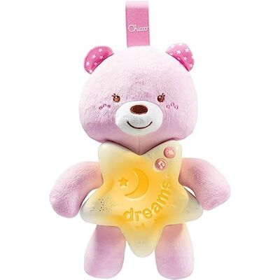 Artsana Chicco Waaklampje Goedenacht Beer Roze First Dreams Artsana Chicco Waaklampje Goedenacht Beer Roze First Dreams