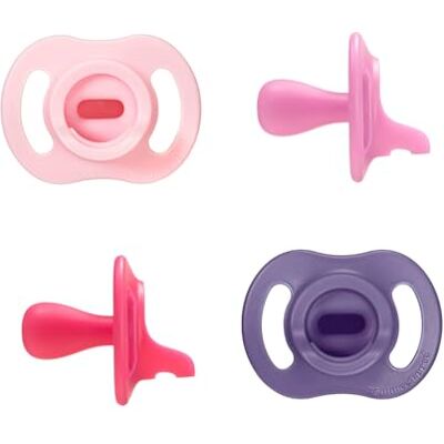Tommee Tippee StayPut, ultralicht, 18-36 m, 4 stuks siliconen fopspeen uit één stuk Tommee Tippee StayPut, ultralicht, 18-36 m, 4 stuks siliconen fopspeen uit één stuk