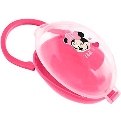 Lulabi Disney Minnie Icon fopspeenhouder, polypropyleen Lulabi Disney Minnie Icon fopspeenhouder, polypropyleen