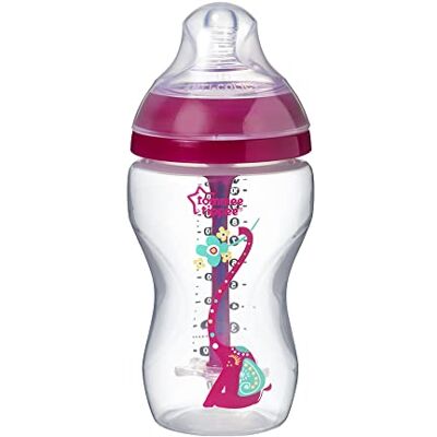 Tommee Tippee Geavanceerde anti-koliek fles, 340 ml, Pippo le Panda, meerkleurig, willekeurige uitvoering Tommee Tippee Geavanceerde anti-koliek fles, 340 ml, Pippo le Panda, meerkleurig, willekeurige uitvoering