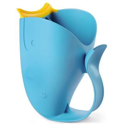 Skip Hop Moby Wal Rinser Beker, Voor Het Wassen Van Haren Zonder Tranen, Shampoobescherming, Waterval, Vaatwasser, Spatbescherming, 18 x 11,5 x 13 cm, Blauw Skip Hop Moby Wal Rinser Beker, Voor Het Wassen Van Haren Zonder Tranen, Shampoobescherming, Waterval, Vaatwasser, Spatbescherming, 18 x 11,5 x 13 cm, Blauw