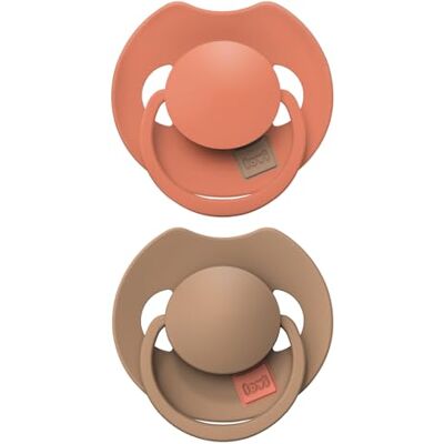 Difrax LOVI Dynamische fopspeen 6 tot 18 maanden, oranje en bruin, 2 stuks, gemakkelijk te accepteren, BPA-vrij, hoogwaardige en duurzame siliconen Difrax LOVI Dynamische fopspeen 6 tot 18 maanden, oranje en bruin, 2 stuks, gemakkelijk te accepteren, BPA-vrij, hoogwaardige en duurzame siliconen