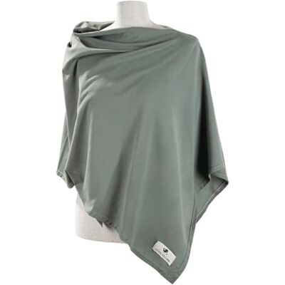 Julius Zöllner Voedingssjaal van 100% jersey katoen Öko-Tex Standard 100, gemaakt in Duitsland, effen basilicum Julius Zöllner Voedingssjaal van 100% jersey katoen Öko-Tex Standard 100, gemaakt in Duitsland, effen basilicum
