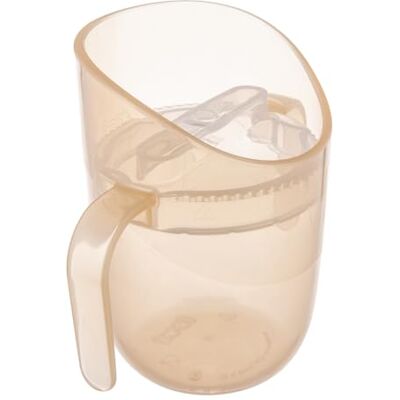 LOVI Genius Trainingsbeker voor kinderen, 150 ml, drinken zonder rugleuning, neutraal voor den en tong, transparant, voor kleine handen, nude LOVI Genius Trainingsbeker voor kinderen, 150 ml, drinken zonder rugleuning, neutraal voor den en tong, transparant, voor kleine handen, nude
