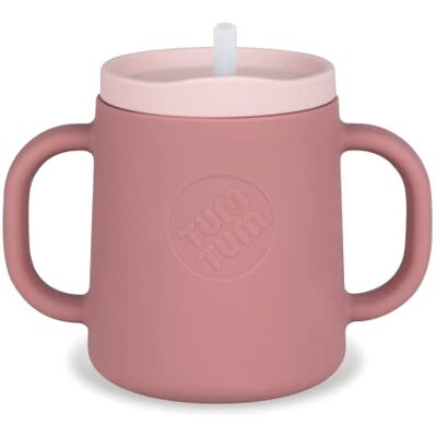 TUM TUM Voedingsdeskundige drinkbeker voor baby's, 180 ml, roze TUM TUM Voedingsdeskundige drinkbeker voor baby's, 180 ml, roze