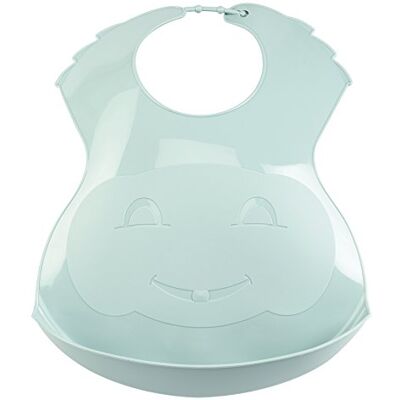 Thermobaby Slabbetje van kunststof met opvangbak, celadongroen Thermobaby Slabbetje van kunststof met opvangbak, celadongroen