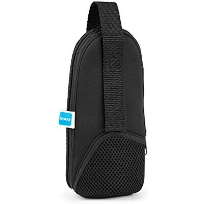 MAM Thermal Bag met isolerende laag, flessentas houdt vloeistoffen urenlang warm of koud, geschikt als warmhoudtas of koeltasje voor alle gangbare babyflesjes, zwart MAM Thermal Bag met isolerende laag, flessentas houdt vloeistoffen urenlang warm of koud, geschikt als warmhoudtas of koeltasje voor alle gangbare babyflesjes, zwart