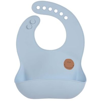 Lässig Siliconen slabbetje voor peuters, met opvangbak, vaatwasmachinebestendig, Happy Rascals Smile Lässig Siliconen slabbetje voor peuters, met opvangbak, vaatwasmachinebestendig, Happy Rascals Smile