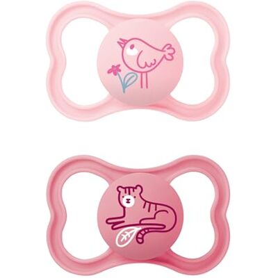MAM Baby fopspeen Air S232 Extra grote schildkr te voor de gevoelige huid met SkinSoft siliconen zuiger 6 maanden roze met zelfsterilisator box MAM Baby fopspeen Air S232 Extra grote schildkr te voor de gevoelige huid met SkinSoft siliconen zuiger 6 maanden roze met zelfsterilisator box