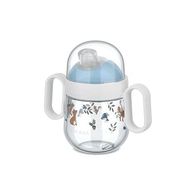Mepal De Mio Little Dutch drinkbeker is lekvrij en transparant deksel voor onderweg Handige handgrepen Zachte schenktuit 200 ml Forest Friends Mepal De Mio Little Dutch drinkbeker is lekvrij en transparant deksel voor onderweg Handige handgrepen Zachte schenktuit 200 ml Forest Friends