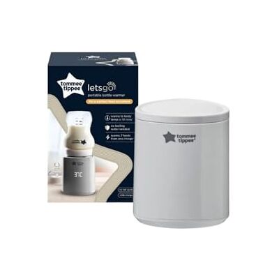 Tommee Tippee LetsGo draagbare flessenwarmer, verwarmt moedermelk, USB, oplaadbaar, elektrische flessenwarmer, licht en praktisch voor op reis Tommee Tippee LetsGo draagbare flessenwarmer, verwarmt moedermelk, USB, oplaadbaar, elektrische flessenwarmer, licht en praktisch voor op reis