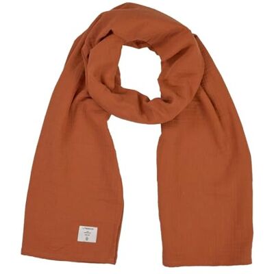 Lässig Voedingssjaal 70 x 230 cm/Muslin Nursing Scarf Rust Lässig Voedingssjaal 70 x 230 cm/Muslin Nursing Scarf Rust