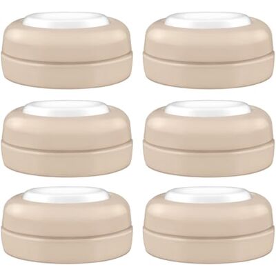 Maymom Set van 6 Aka reisschroefdeksels met herschrijfbare afdichtingsschijf, compatibel met Avent-flessen, brede hals, vervangende dop met afdichtingsring en Maymom Set van 6 Aka reisschroefdeksels met herschrijfbare afdichtingsschijf, compatibel met Avent-flessen, brede hals, vervangende dop met afdichtingsring en