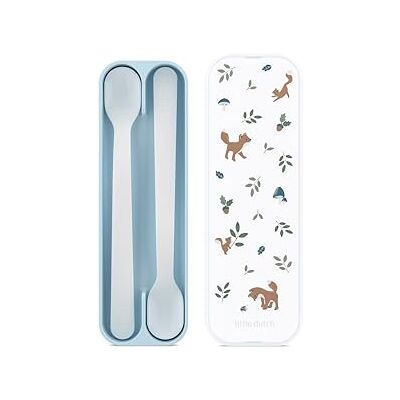 Mepal Mio Little Dutch babylepel Babylepel met lange steel Voedsellepel Babyspullen Set van 2 Forest Friends Mepal Mio Little Dutch babylepel Babylepel met lange steel Voedsellepel Babyspullen Set van 2 Forest Friends