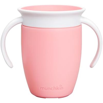 Munchkin Miracle drinkbeker 360° roze 207ml Munchkin Miracle drinkbeker 360° roze 207ml