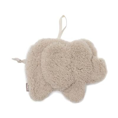 Jollein Babyknuffeldier, olifant, Tales, zand, knuffeldier en fopspeen knuffeldier, extra zacht, babyknuffeldier, geboortegeschenken, 19 x 14 cm Jollein Babyknuffeldier, olifant, Tales, zand, knuffeldier en fopspeen knuffeldier, extra zacht, babyknuffeldier, geboortegeschenken, 19 x 14 cm