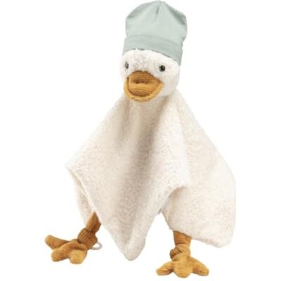 Sterntaler Edda Lou knuffeldier, knuffeldier, trooster, medium eend met muts en siliconen fopspeen ring, slaaphulp voor jongens en meisjes Sterntaler Edda Lou knuffeldier, knuffeldier, trooster, medium eend met muts en siliconen fopspeen ring, slaaphulp voor jongens en meisjes