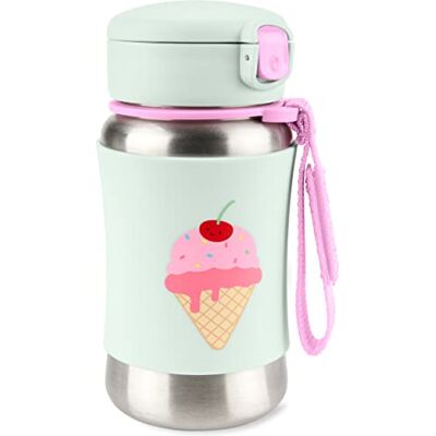 Skip Hop Drinkbeker met rietje, vonken van roestvrij staal, ijs Skip Hop Drinkbeker met rietje, vonken van roestvrij staal, ijs
